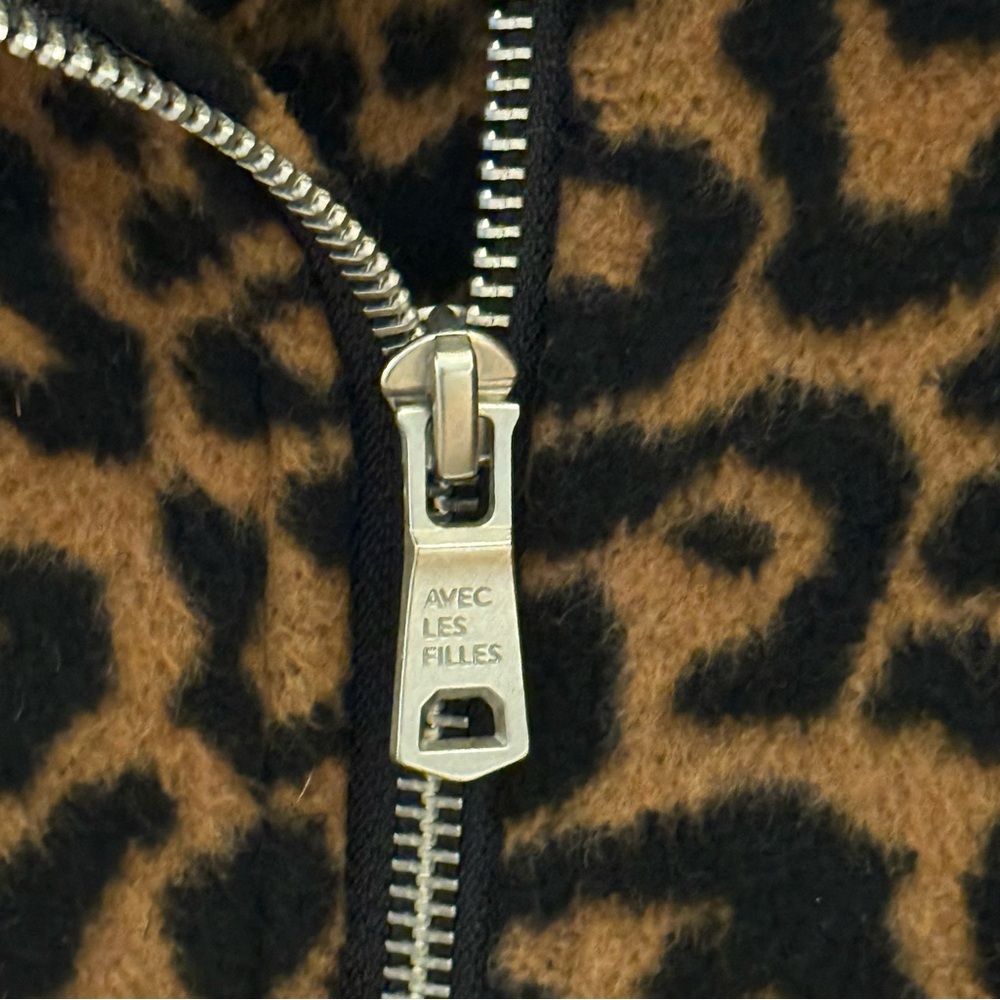 Anthropologie Avec les Filles Leopard Print Women's Jacket - Picture 5 of 8